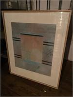 XL Professioanlly framed oak frame print
