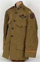 WWI US AIR SERVICE NAMED TUNIC w 1917 AVIATOR WING