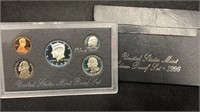 1996-S Black Box Silver Proof Set