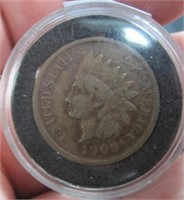 Indian Head Penny Key Date* 1909-S