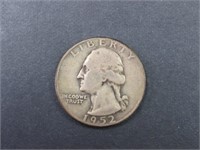 1952 D Washington Silver Quarter