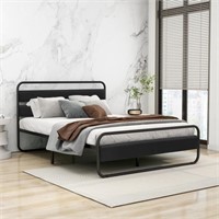 Tuconia Metal Platform Queen Size Bed Frame with