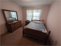 Sumter Cabinet Co maple full bedroom suit w bed,
