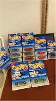 12 Hot wheels New on card  1-4 1995 Model series