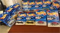 12 Hot Wheels New on card  this lot includes 1-4