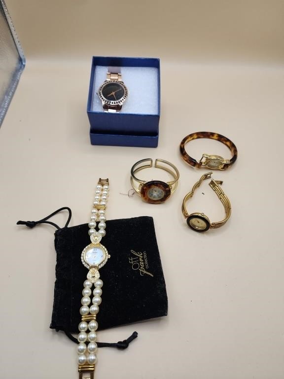 Lot of 5 Womens Watches