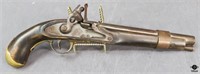 Wood & Brass Replica Flintlock Pistol