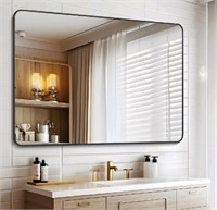 New Bathroom Mirror, Black Rectangle Mirror, Wall
