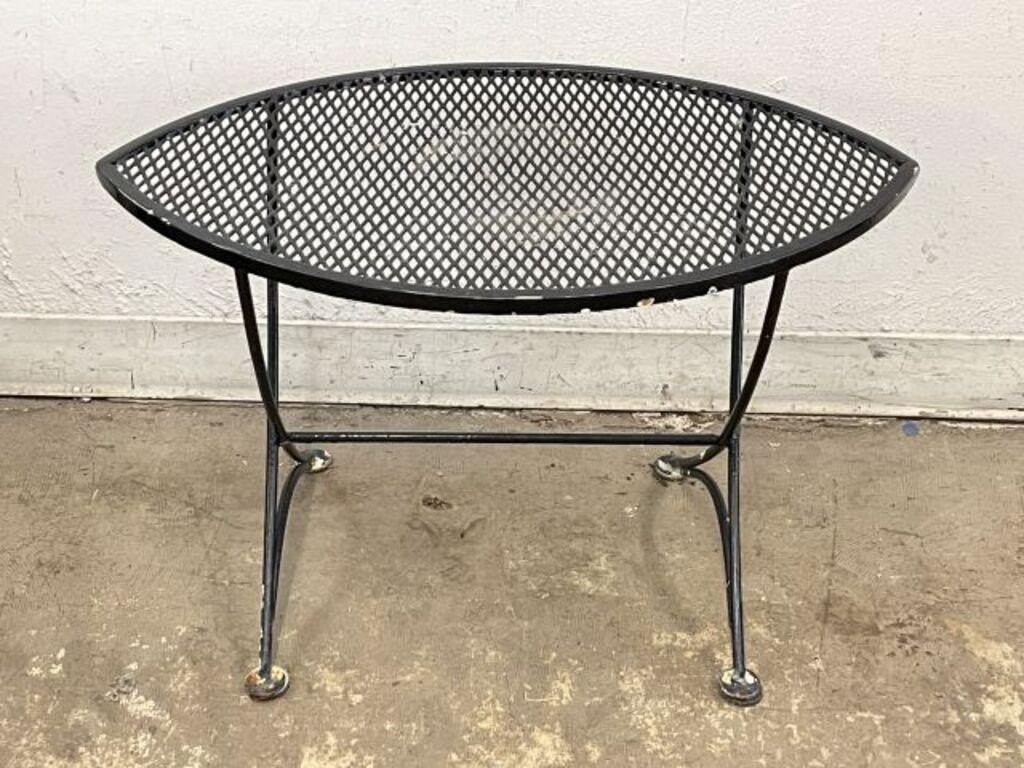 Retro Metal Outdoor End Table