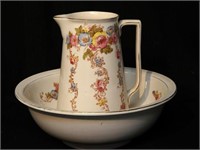 English porcelain Pitcher Bowl Set