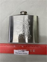 Hunting Theme Stainless Steel 5 Oz Flask