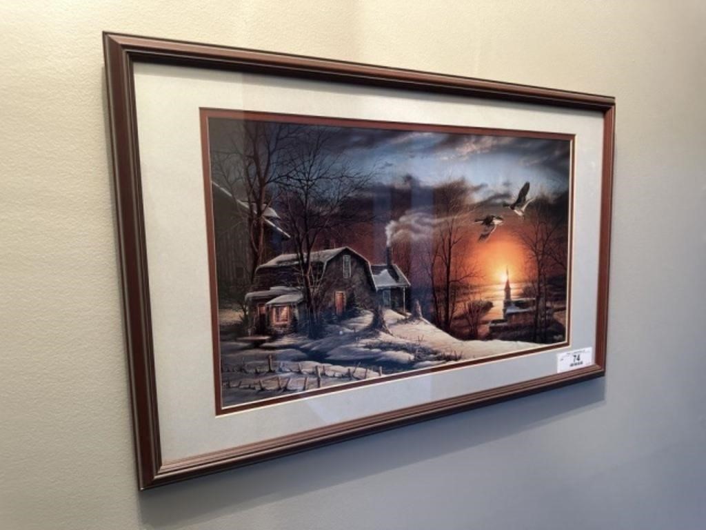 Framed Terry Redlin Print