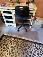 Office Chair and Plastic Mat