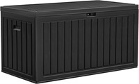 YITAHOME 90 Gal Deck Box  Resin Storage Box
