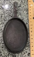 Lodge cast-iron oval griddle
