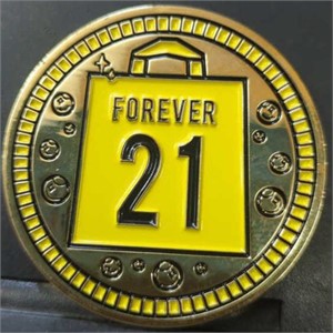 Forever 21 challenge coin