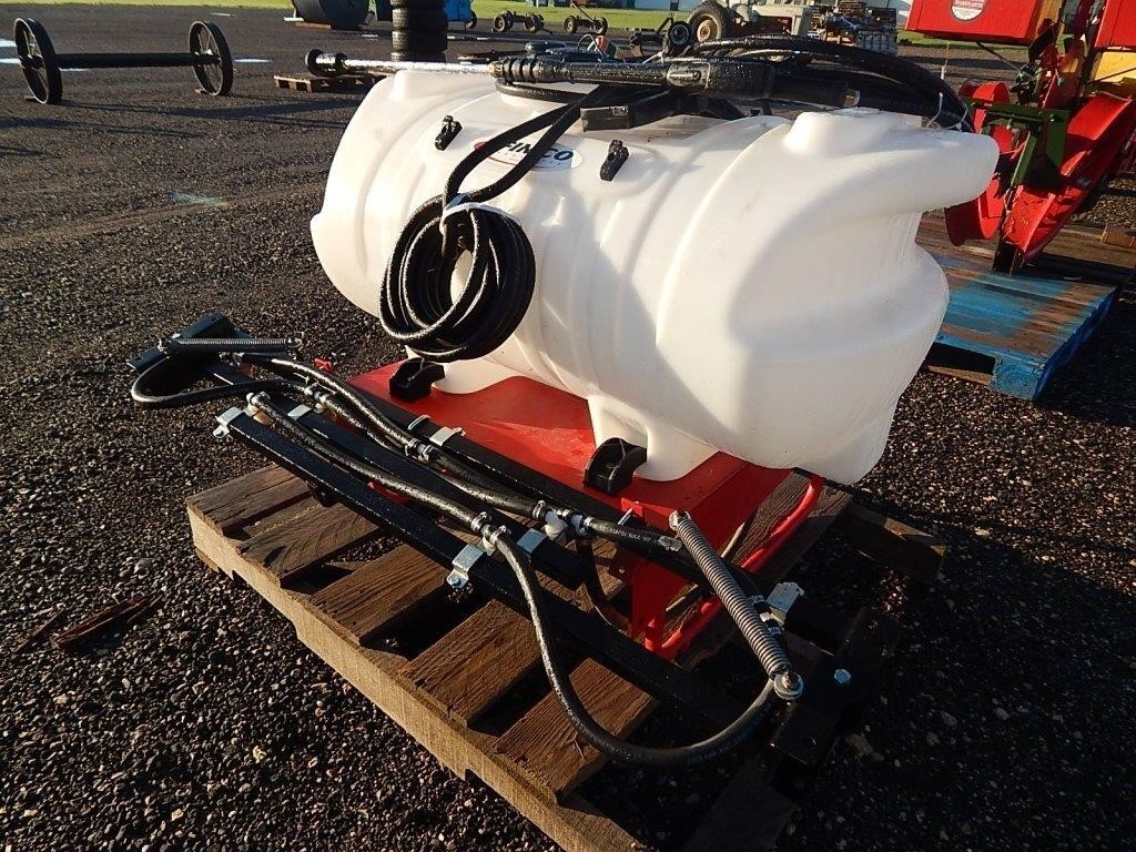 3 Point 60 gallon sprayer with a 7 nozzle boom, pu