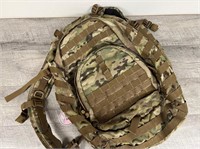 Large Military Camo Backpack gently used
