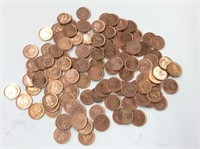 100 Mixed Red Penny's 1997-2011