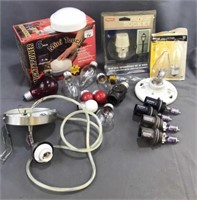 Assorted Touch Lights & Lightbulbs Lot