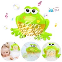 ZIOBLW Frog Bubble Machine for Baby Bath Toys