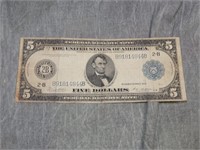 1914 $5 Large Size US Note