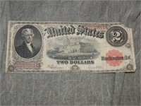 1917 $2 large size US note