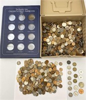 Assorted Money, Coins, U. S., Foreign, Coins