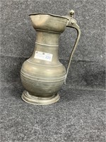 Antique Handled & Lidded Pitcher