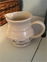 Longaberger pottery pitcher