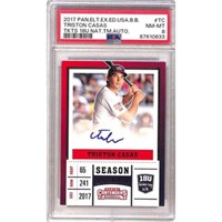 2017 Panini Triston Casas Rookie Auto Psa 8