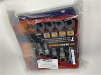 2 EA GEAR WRENCH 7 PIECE FLEX HEAD WRENCH SET