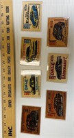 7 Vintage Dale Earnhardt Maple Trading Cards