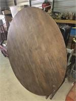 Large wood round table top