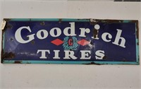 "Goodrich" Single-Sided Porcelain Sign