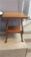 Antique oak parlor table