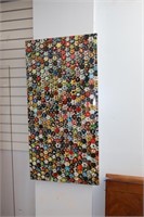 Bottle cap wall art