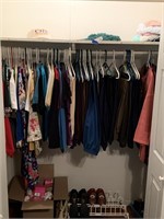 Women's Clothes in Closet