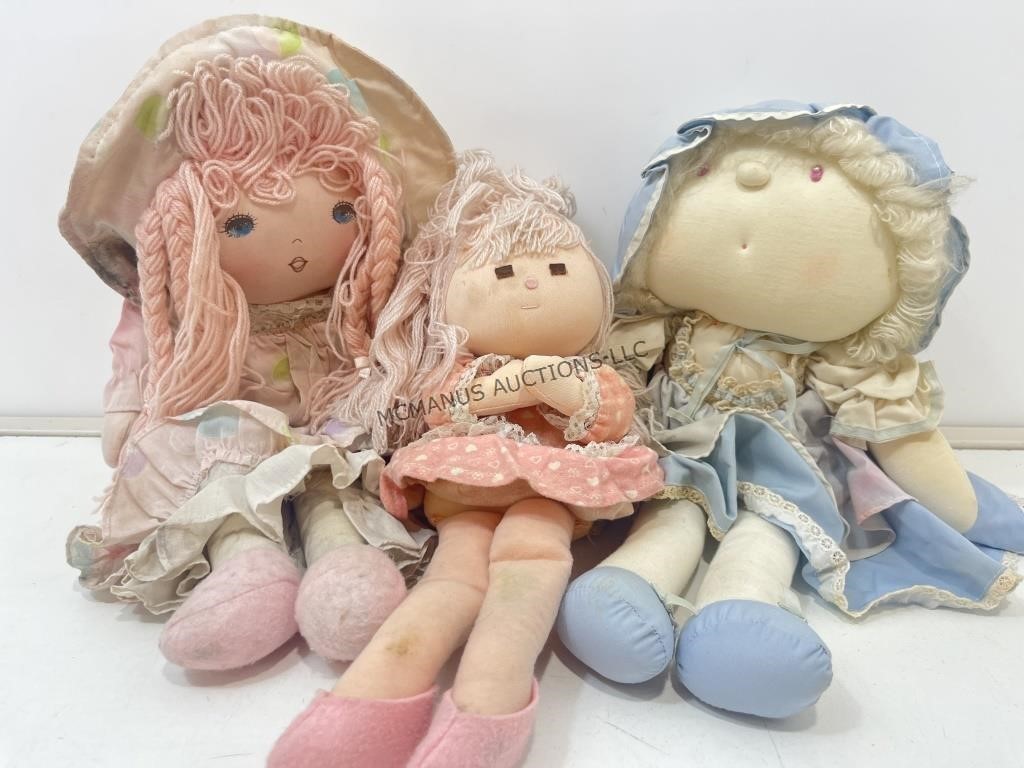 Vtg Ragdolls. Russ Berrie, Arries & KY Intl.