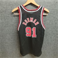 Dennis Rodman,Bulls,Black, ,Champion Jersey 14-16
