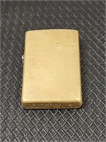 Vintage zippo lighter gold toned