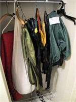 Lot, Sleeping bags, backpacks, and rain gear