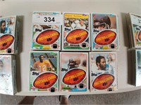 6 Sealed 1981 Topps NFL trading card packs