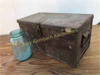 Antique Metal Tool Box