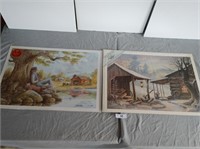 Two Lee Roberson Country Life Prints