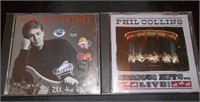 Paul McCartney & Phil Collins Music CD's
