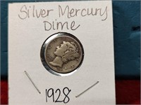 1928 Silver Mercury Dime