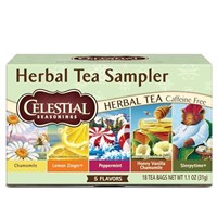Celestial Seasonings Herbal Tea Sampler, 20 Tea Ba