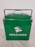 Moosehead Beer Metal Green Cooler