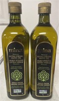 2 PIECES OF 1L MINA EXTRA VIRGIN OLIVE OIL BB: